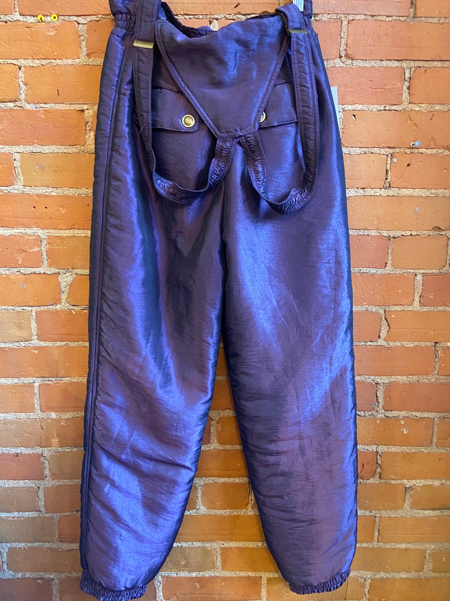 Iridescent Purple Snow Pants