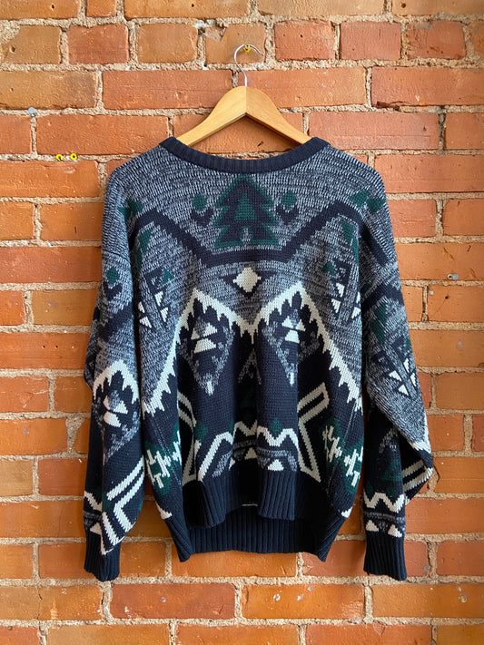 90s Coastal Grandpa Sweater