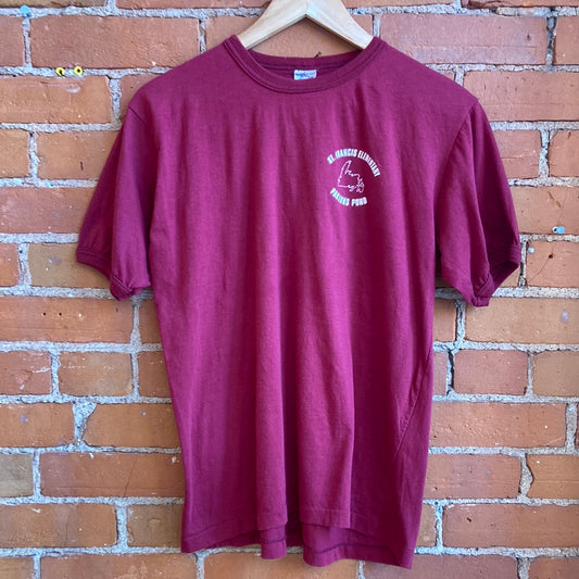 Burgundy Parsons Pond Ringer Tee