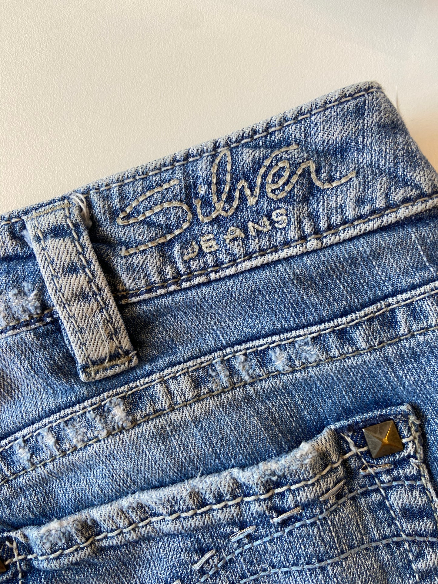 Y2K Silver Label Jeans