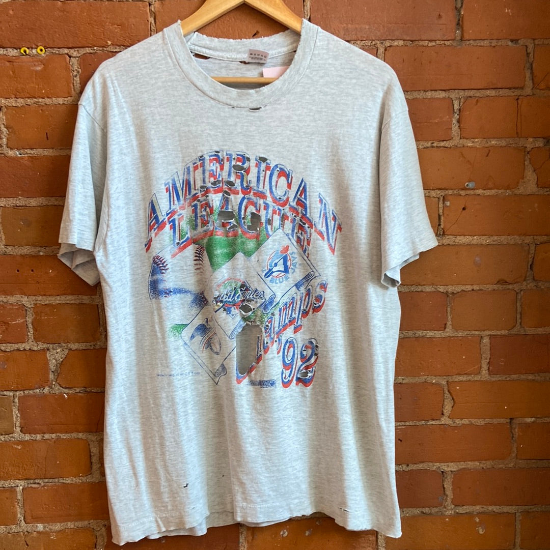 1992 Thrashed Single Stitch Blue Jays T-Shirt