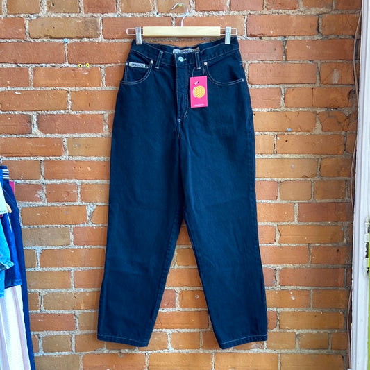 1980s Sasson Black Mom Jeans