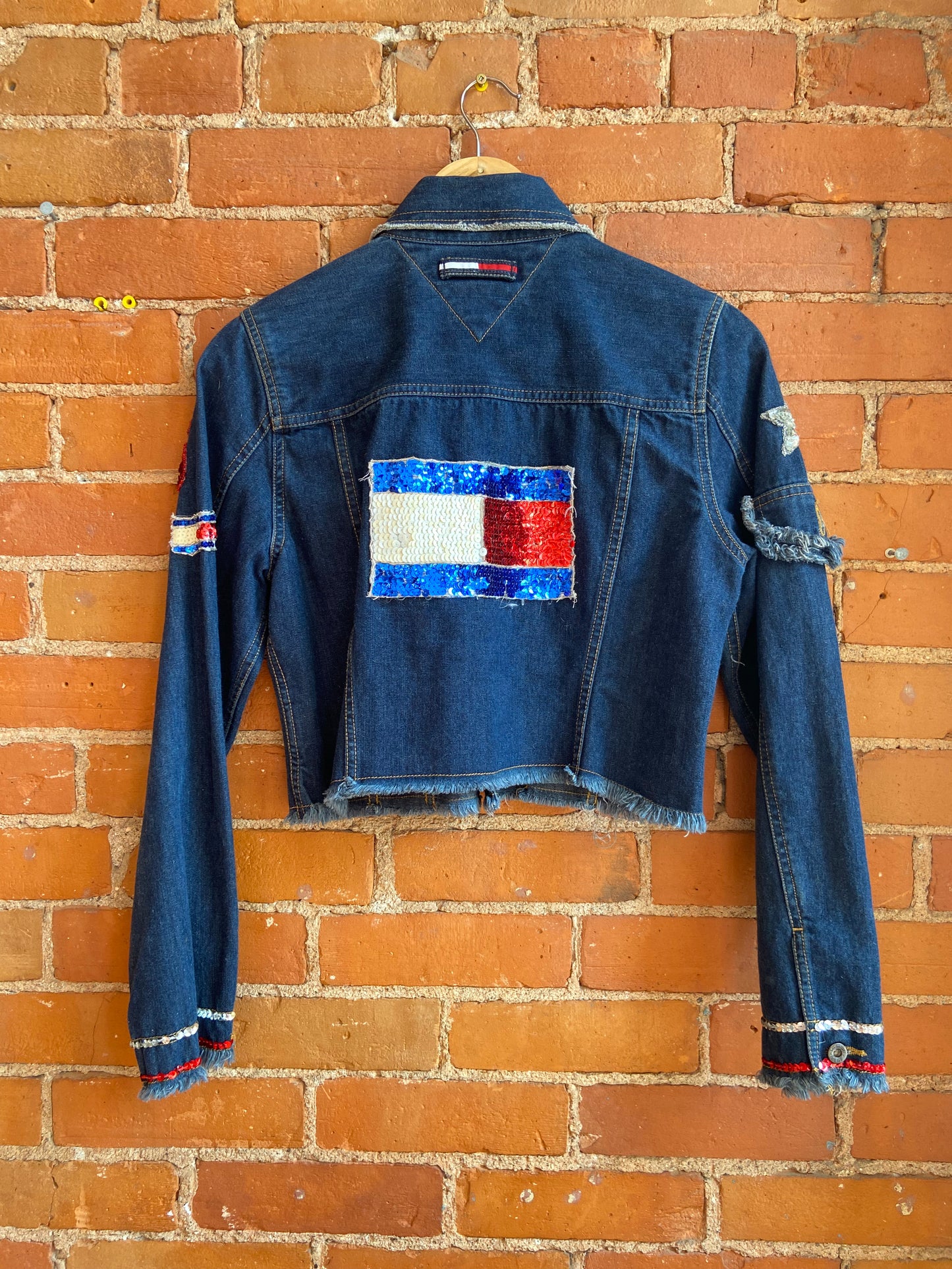 Y2K Tommy Jeans Embellished Denim Jacket