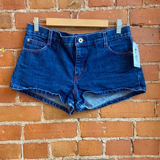 Stone 'Sexy' Low Waist Denim Shorts