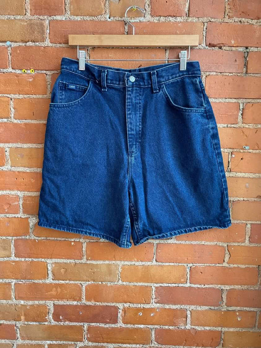 90’s “Lee” Dark Denim High Waisted Shorts