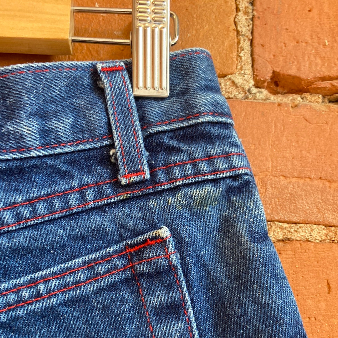 Stone 'Sexy' Low Waist Denim Shorts