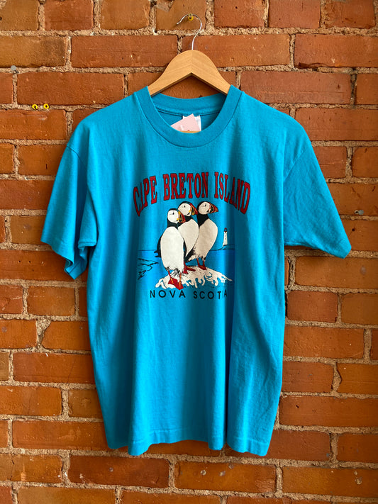 Blue Cape Breton Single Stitch T-Shirt