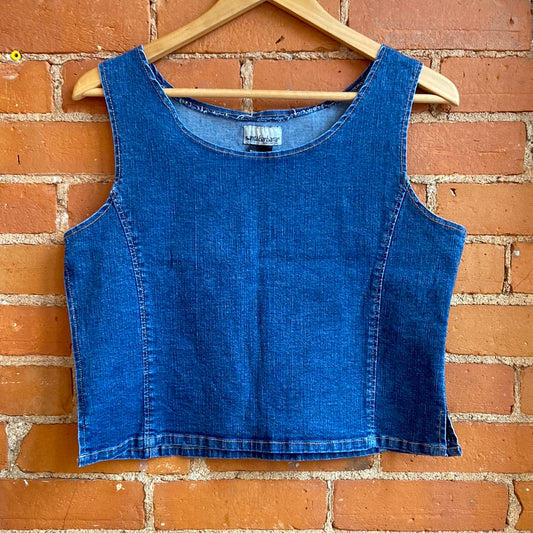 1990s Santa Barbara Denim Tank Top