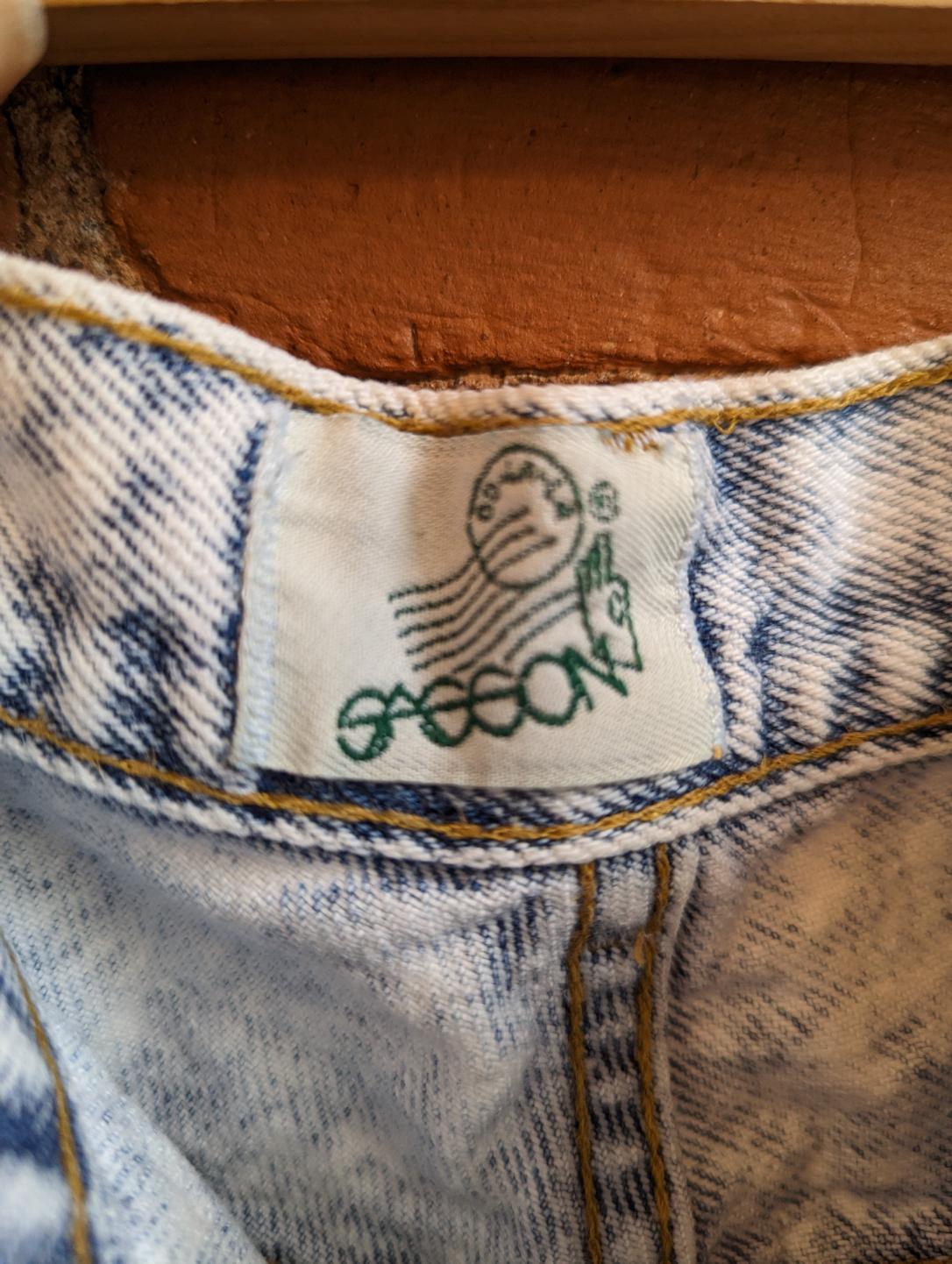 1980s Sasson Acid Wash Shorts