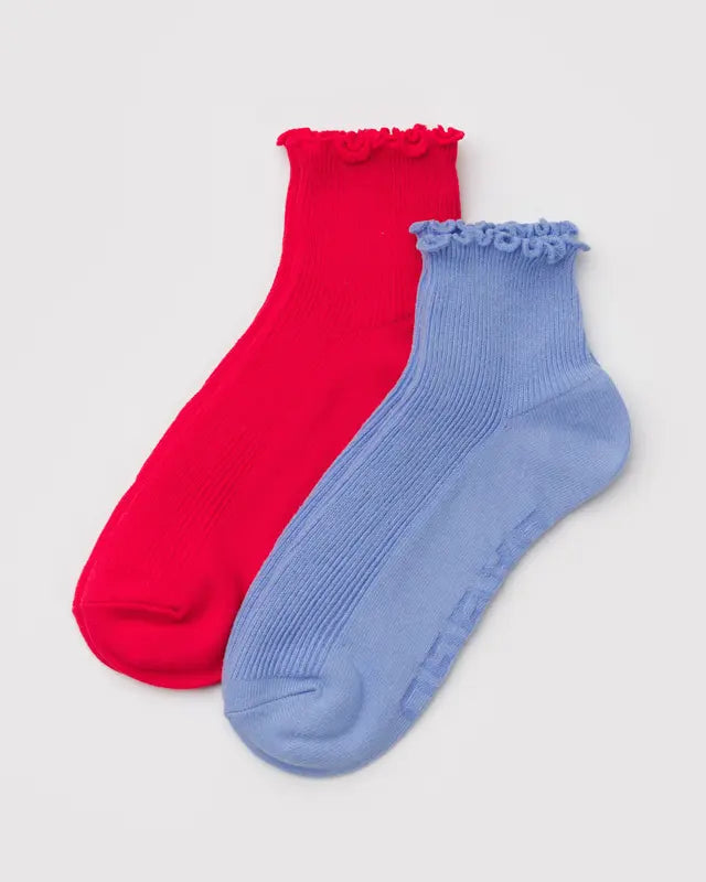BAGGU Lettuce Edge Socks