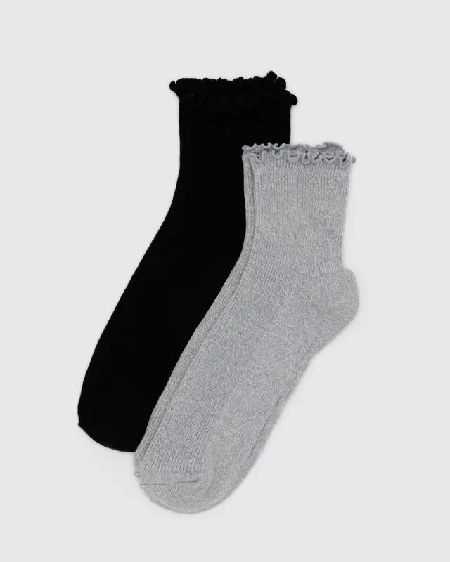 BAGGU Lettuce Edge Socks
