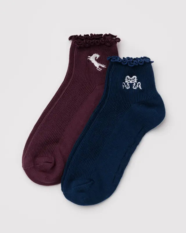 BAGGU Lettuce Edge Socks