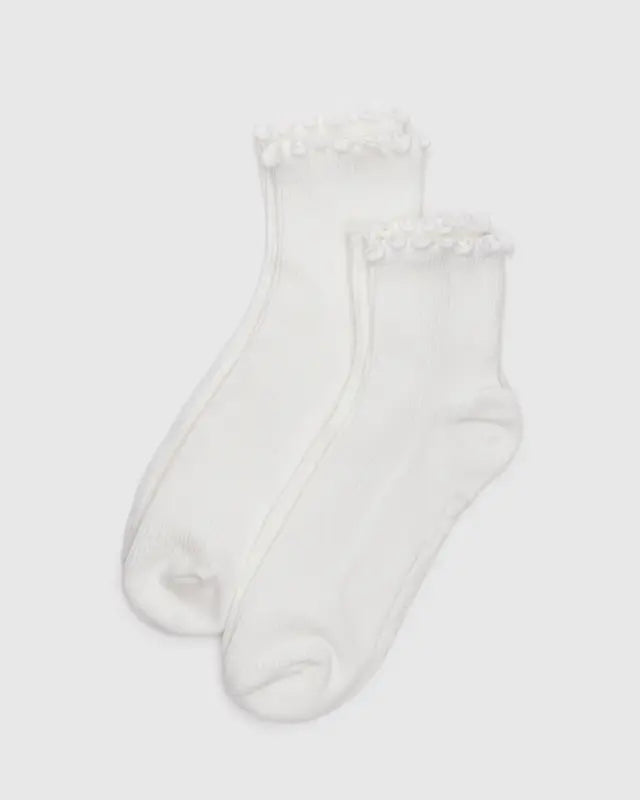 BAGGU Lettuce Edge Socks