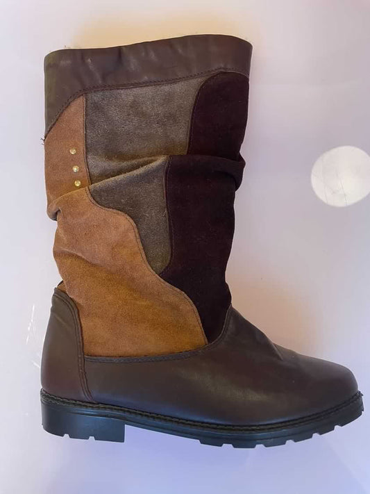 70’s Suede PatchWork Boots