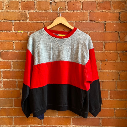 1980s Striped Crewneck