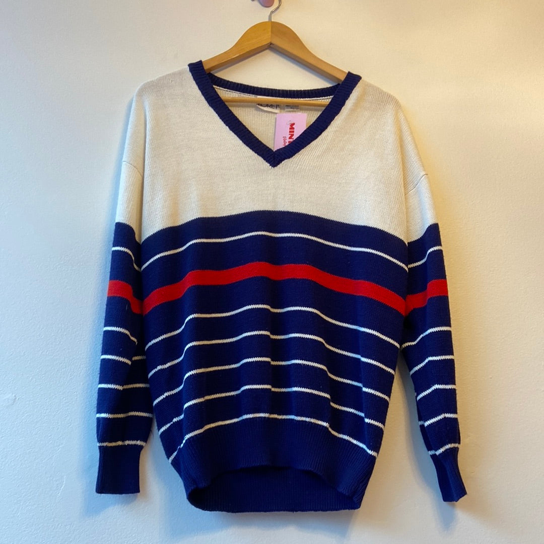 Preppy V-Neck Sweater