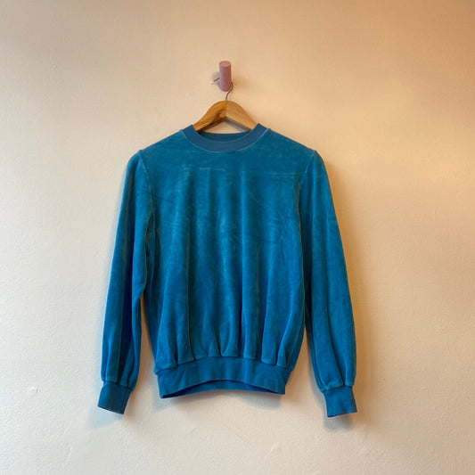 1980s Velour Crewneck