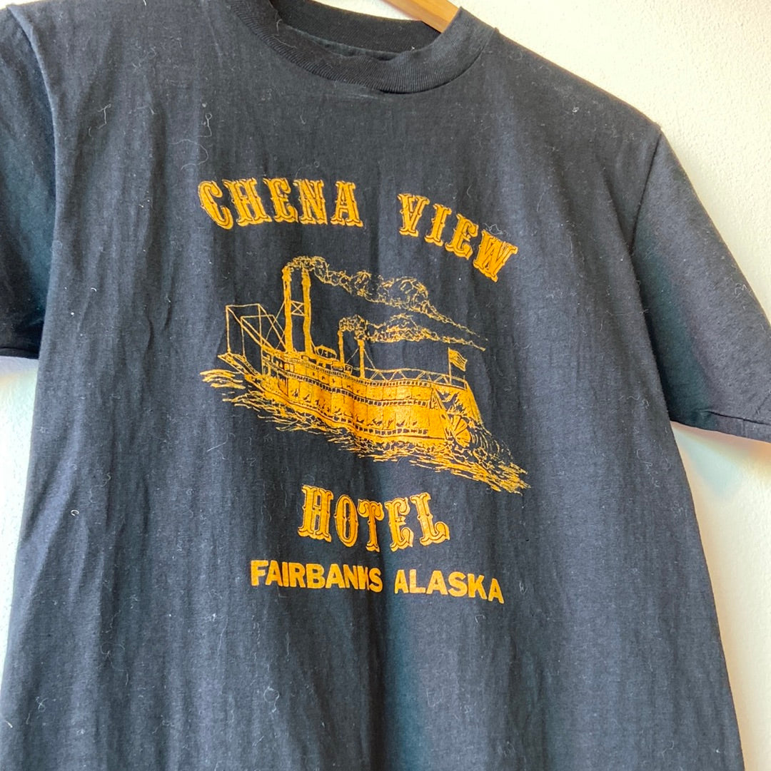 1970s Chena View Hotel Alaska Travel Tee