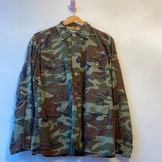 World Famous Camo Button-Up