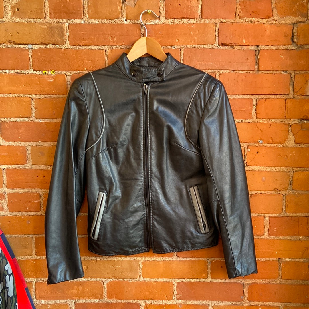 1970s Bristol Leather Motorcycle Jacket