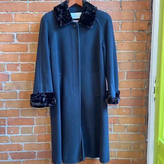 Alfred Sung Lambswool Coat
