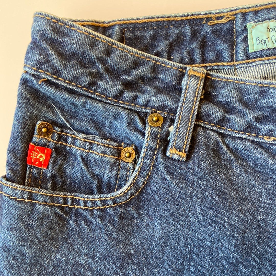 Low-Rise Denim Cut-Offs