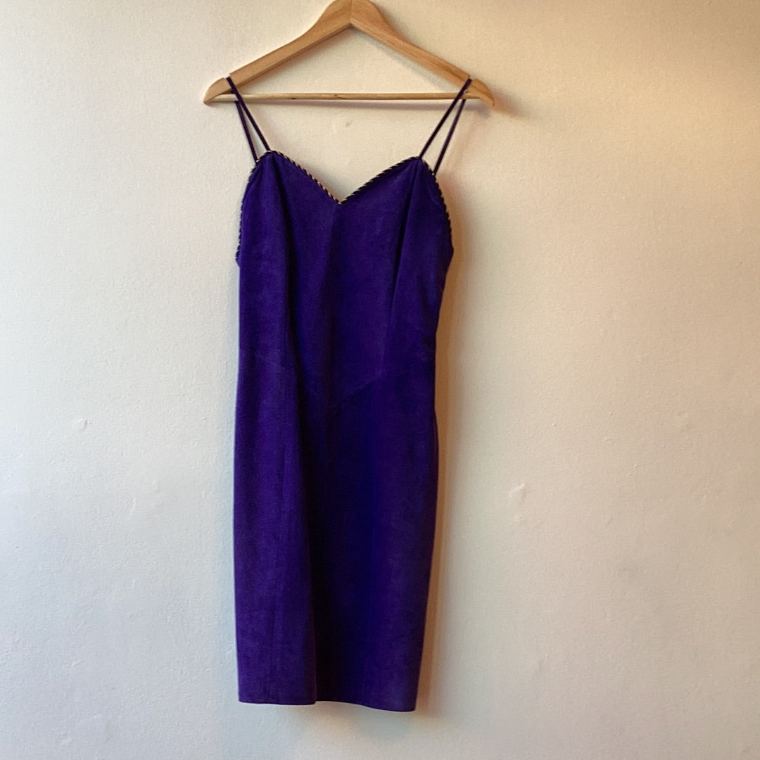 Danier Leather Purple Dress