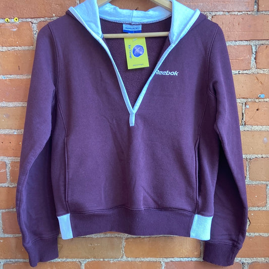 1990s/Y2K Reebok Deep V Hoodie