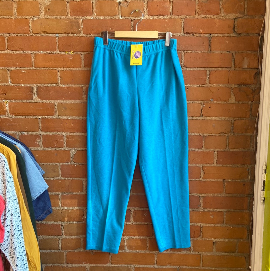 1980s Stretchy Terry Pants