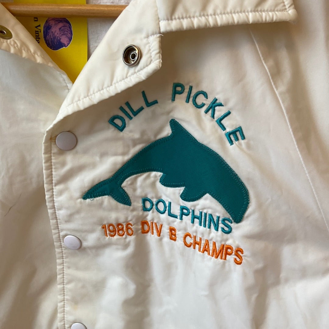 1980s Dill Pickle Dolphins Windbreaker