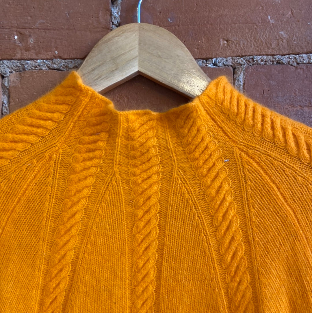 Orange Angora Sweater