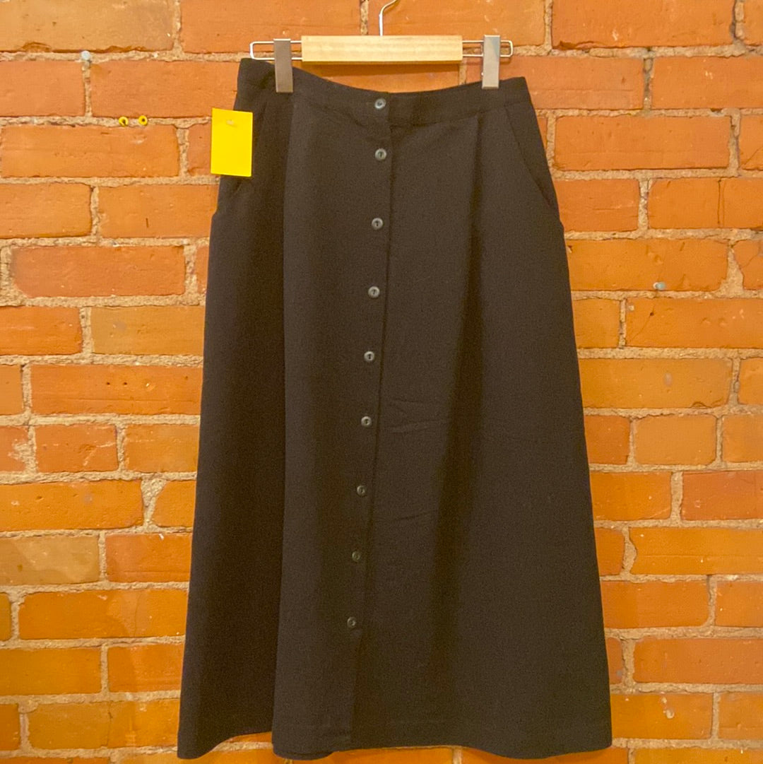1990s Black Skirt