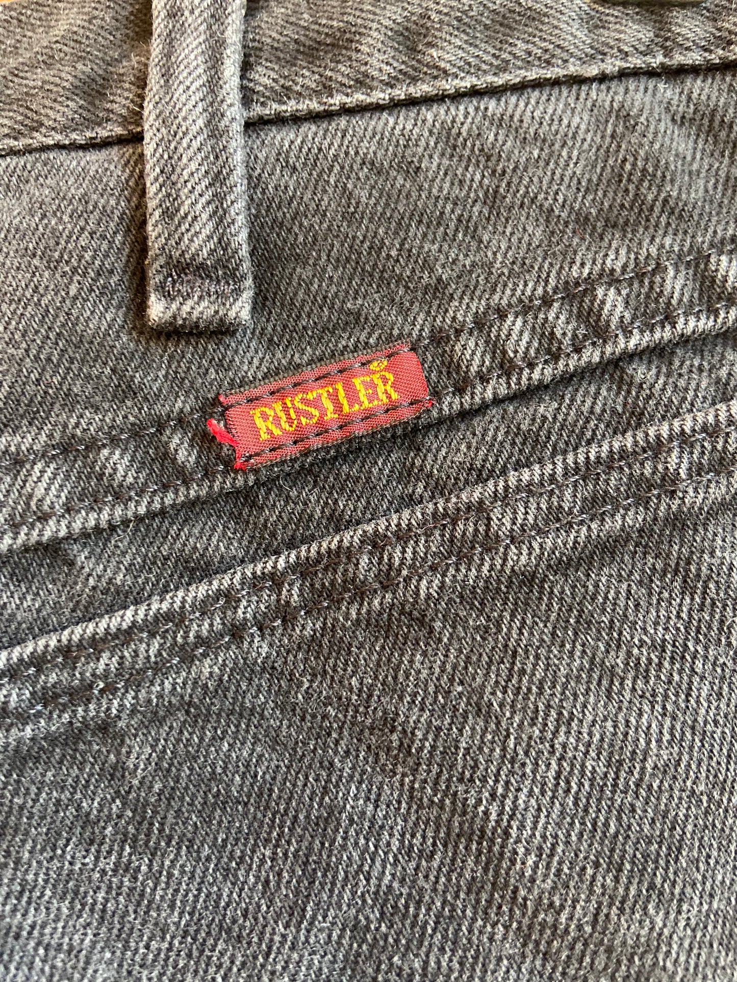 90’s Rustler Black Wash Jeans