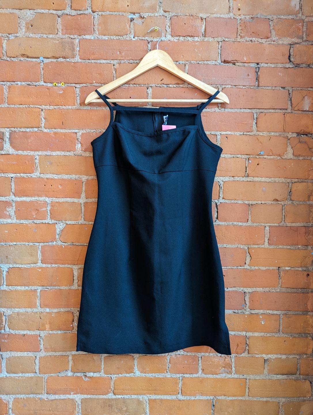 1990s Dyna Sport Black Mini Dress