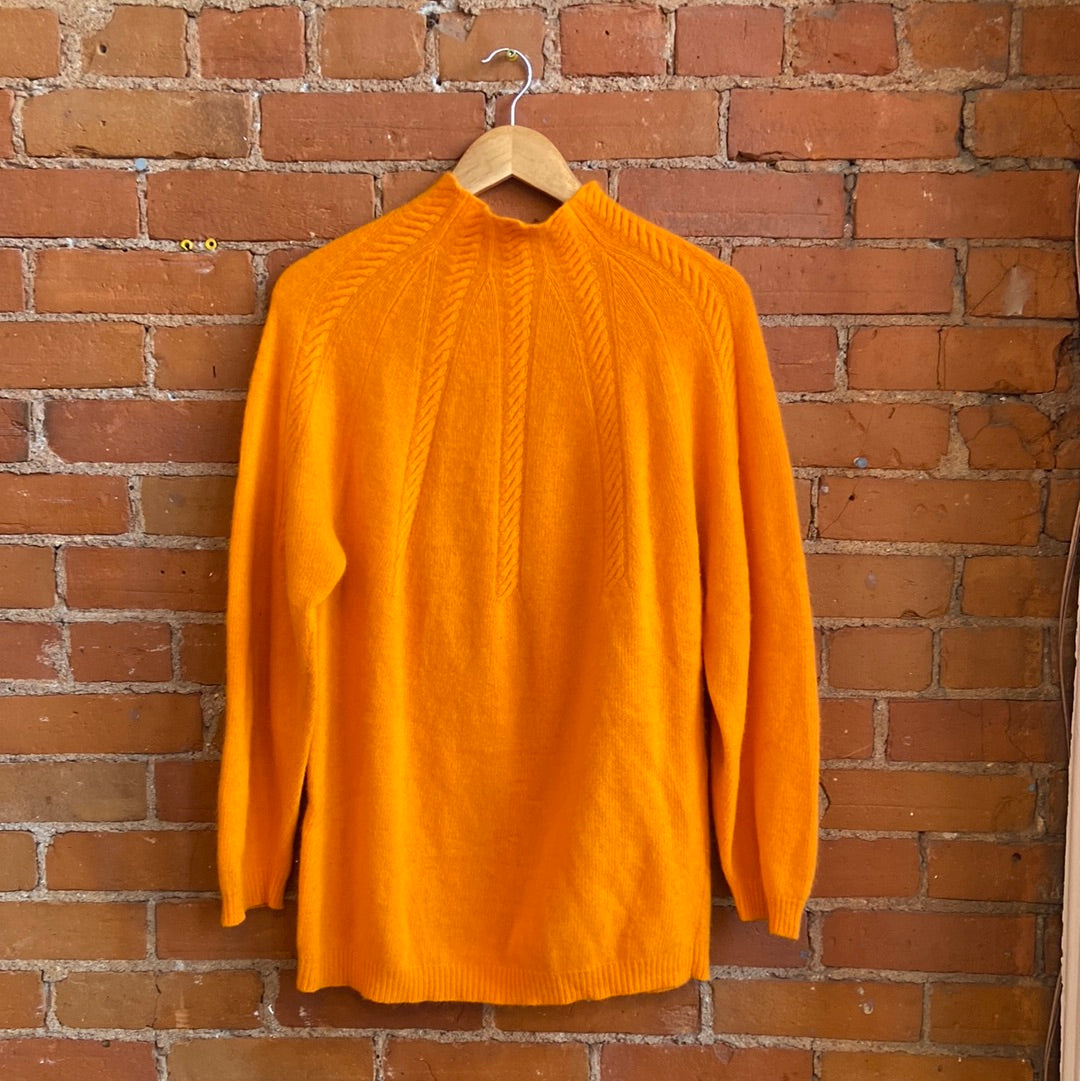 Orange Angora Sweater