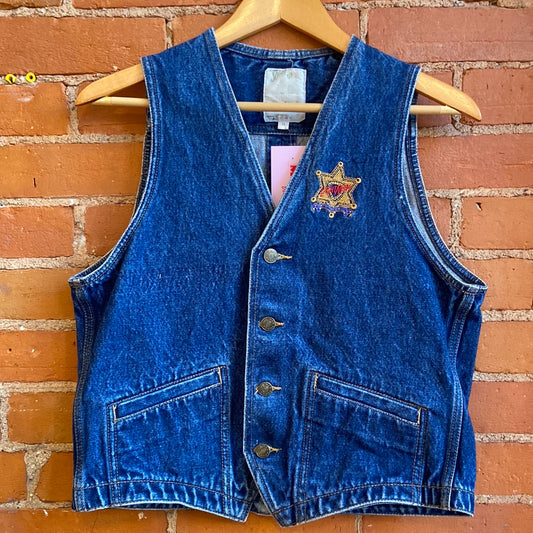 Denim ‘Lightman’ Western Vest