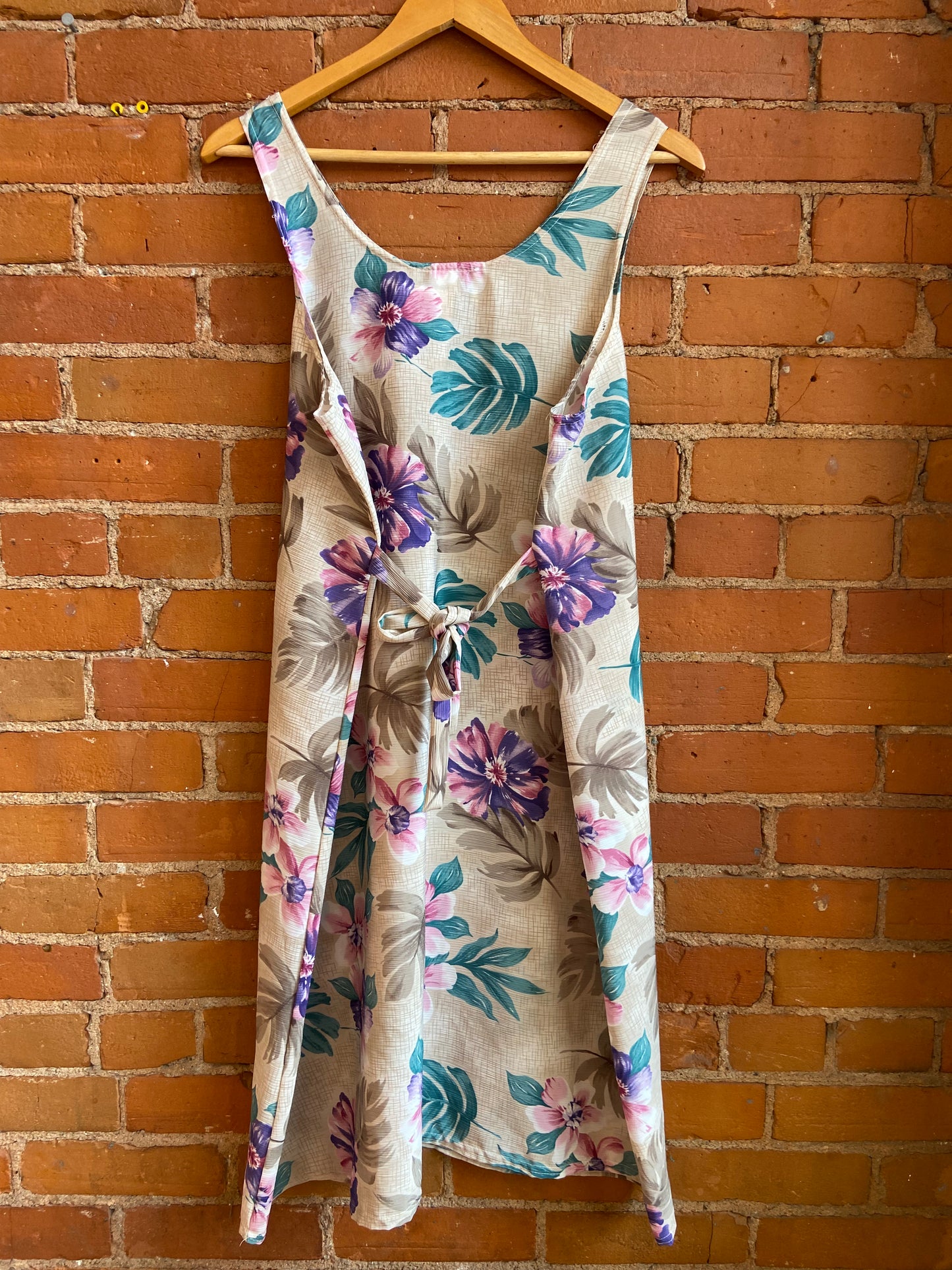 80’s Tropical Print Summer Dress