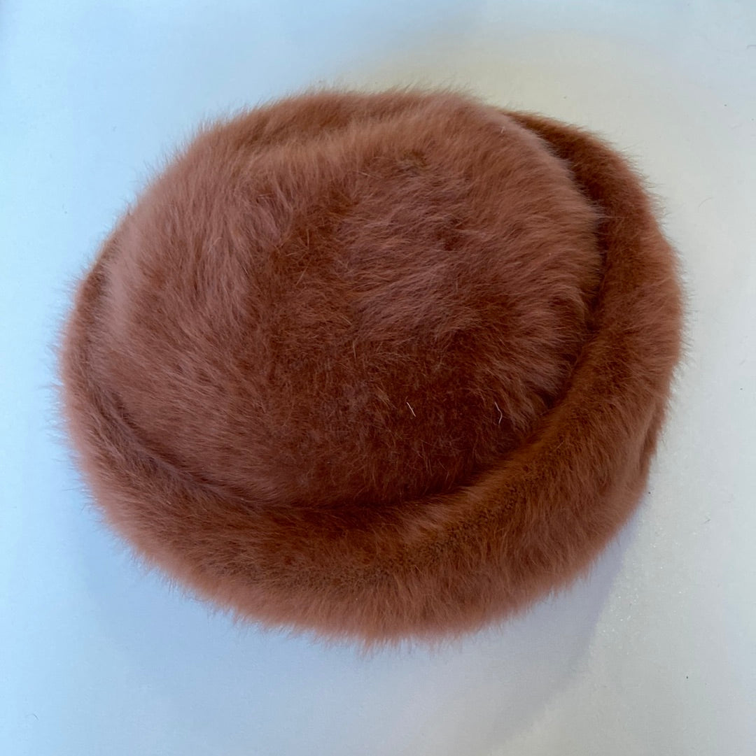 Brown Fuzzy Hat