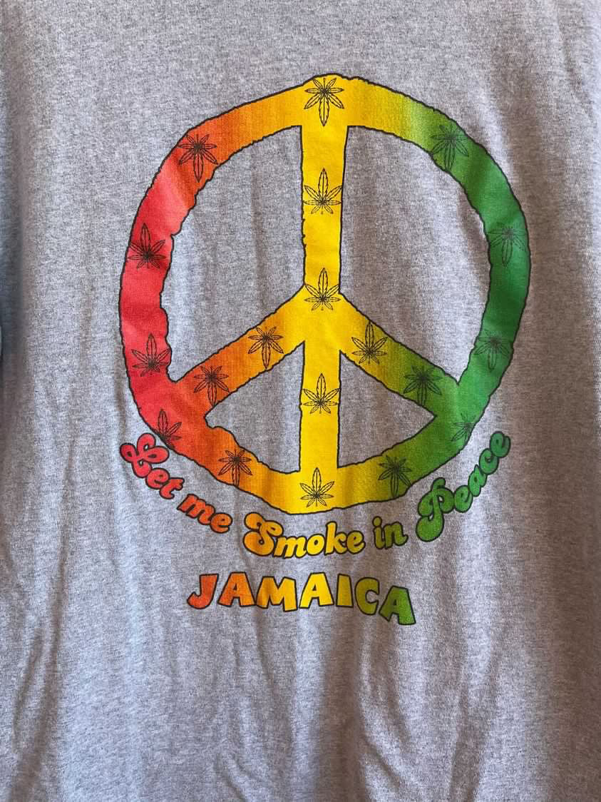 Let Me Smoke in Peace Jamaican Graphic Tee