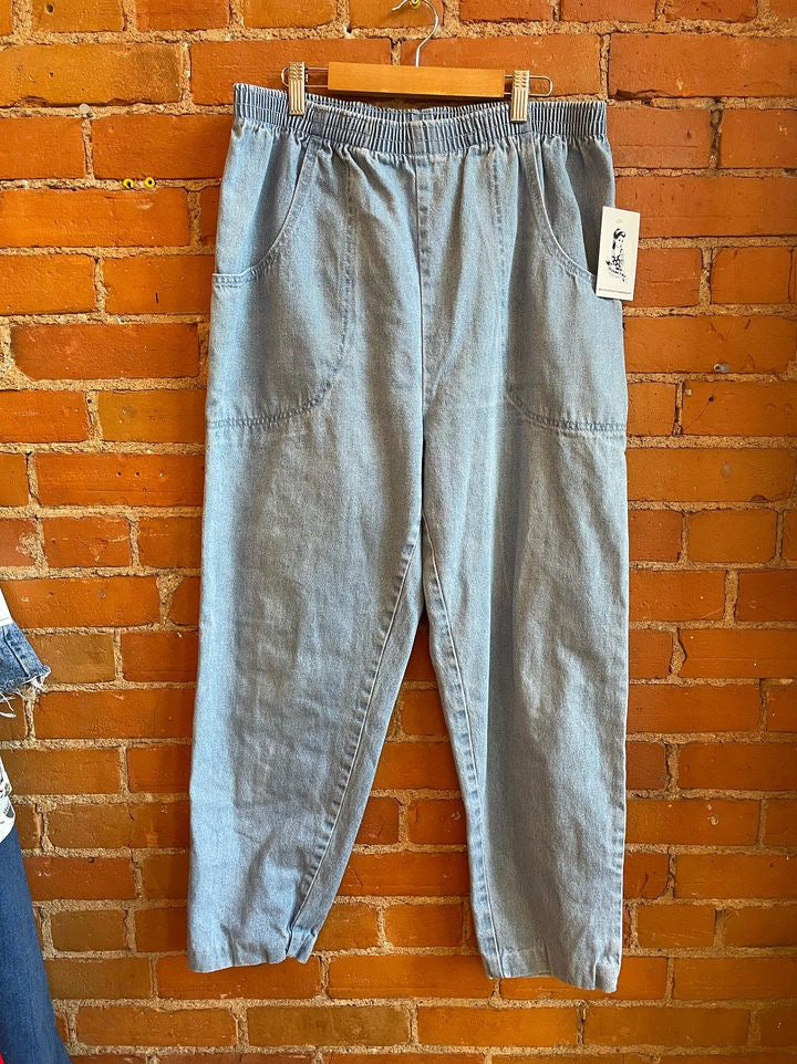80’s Light Wash Denim Relaxed Fit Pants
