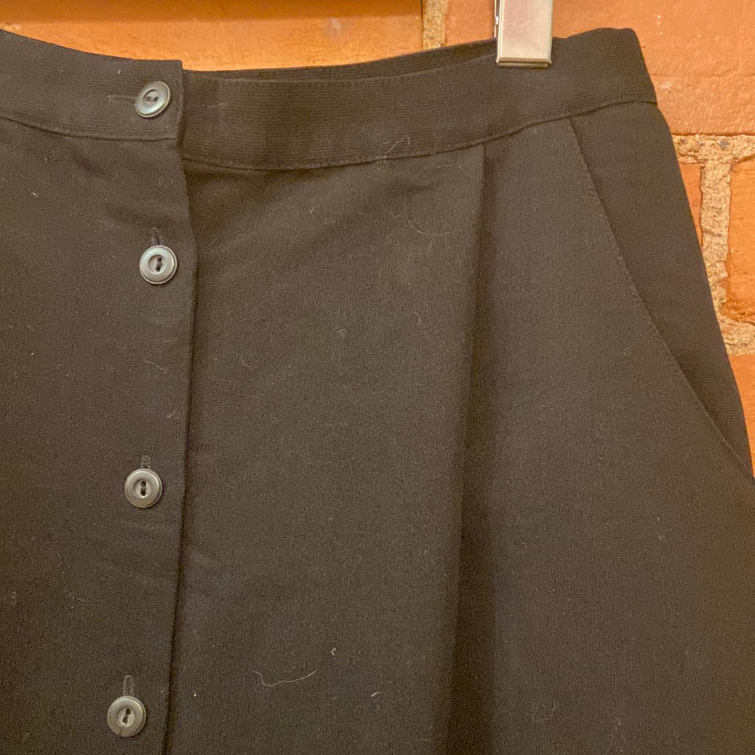 1990s Black Skirt